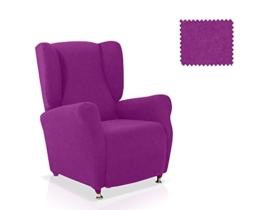 JM Textil Elastische Husse für Ohrensessel Izara Größe 1 Sitzer (Standard), Farbe 02 -